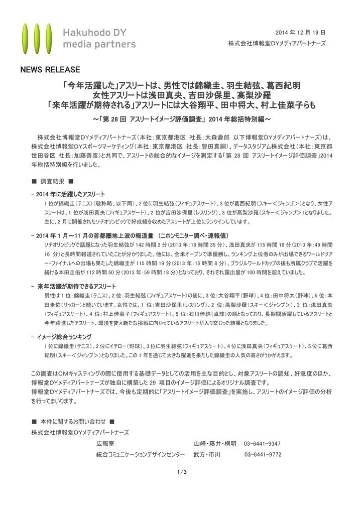 ニュース詳細 博報堂dyメディアパートナーズ