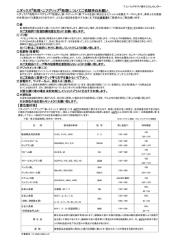 ニダックス  処理・ニフグリップ  処理についてご依頼時