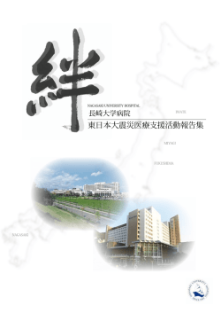 東日本大震災医療支援活動報告集
