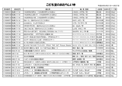 こども室のあたらしい本