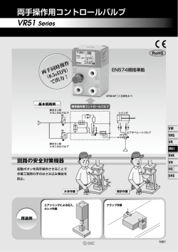 VR51 Series 両手操作用コントロールバルブ
