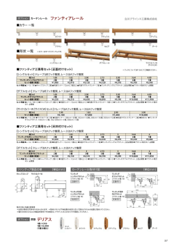カーテンレール ファンティアレール 房掛 デリアス