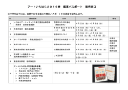 パスポート販売場所はこちら（事前販売も含む）