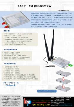 3.5Gデータ通信用USBモデム