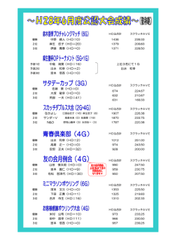 上位3名にて1G 出水 和幸 下田 正貴（HD＝1） 吉井 市生（HD＝16