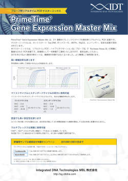 PrimeTime&reg; Gene Expression Master Mix