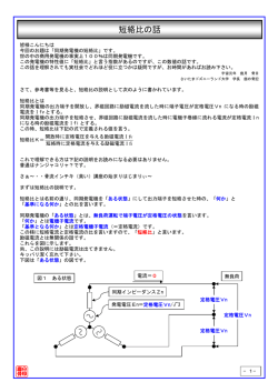 短絡比の話