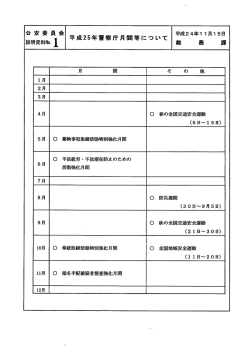 説明資料 - 国家公安委員会