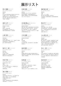 展示リスト