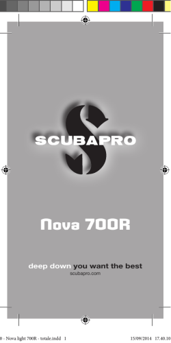 Nova 700R - Scubapro