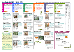 5月 - ビューガーデン