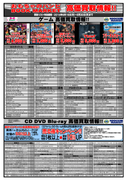 PS4タイトル PSVITAタイトル PS3タイトル WiiUタイトル ハード・オプション