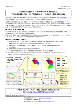ブログクチコミ分析ツール 「ブログクチコミサーチ BY kizasi」 に ブログの