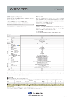 ECOLOGY - Subaru