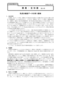 酪農・豆知識 第 36 号