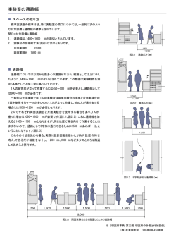 実験室の通路幅