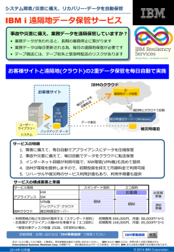 IBM I 遠隔地データ保管サービス