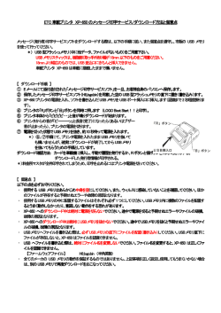 発行者印字初期化のダウンロード手順マニュアル