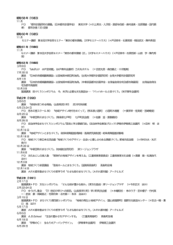 昭和58 年（1983） 11 月 PD 「都市計画研究の課題」（日本都市計画学会