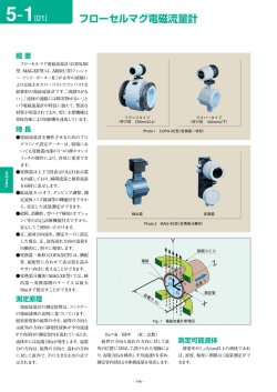 フローセルマグ電磁流量計