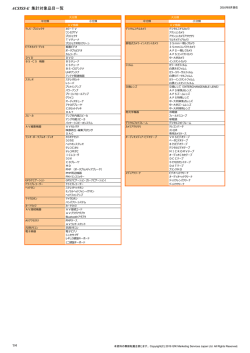 ACSISS-E対象商品分類_1608