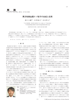 解 説 - 色材協会