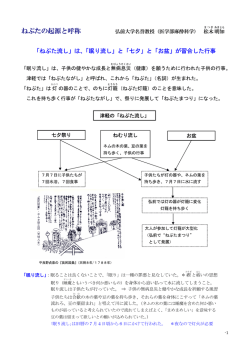 ねぷたの起源と呼称 - 弘前ねぷた参加団体協議会