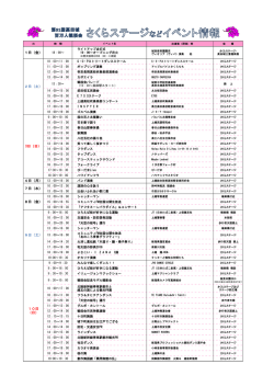 さくらステージ（PDF） - 上越観光コンベンション協会