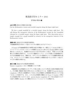 アブストラクト集