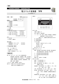電力マルチ変換器 TWPM