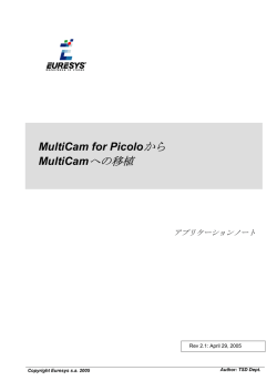 MultiCam for Picolo