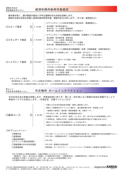 経済的残存耐用年数査定 中古物件 ホームインスペクション