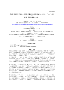 (130630, v4) 第6回福島原発事故による長期影響地域の生活