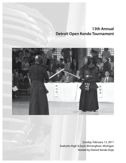 13th Annual Detroit Open Kendo Tournament