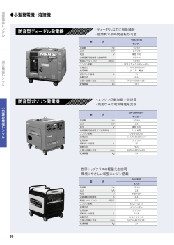 防音型ディーゼル発電機