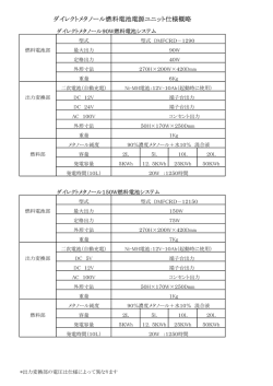 DMFCのシリーズ