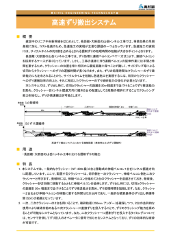 高速ずり搬出システム