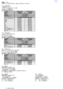 訂正（インド洋） 下記のコースにて誤りがありました。お詫びして訂正させ