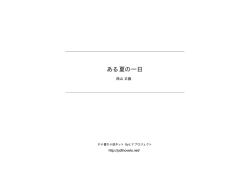 ある夏の一日