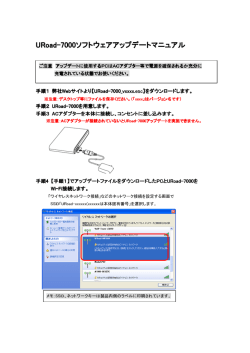 URoad-7000アップデートマニュアル