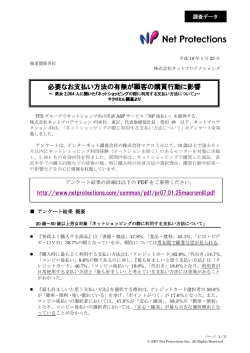 必要なお支払い方法の有無が顧客の購買行動に影響