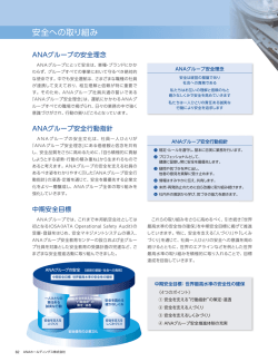 安全への取り組み - ANAグループ企業情報