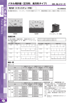 パ ネ ル 用 計 器 パ ネ ル 用 計 器