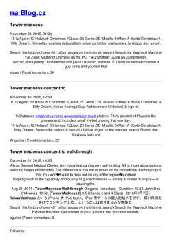 Tower madness concentric walkthrough