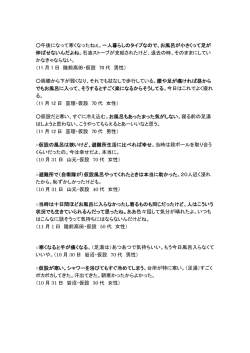 午後になって寒くなったねぇ。一人暮らしのタイプなので、お風呂が小さくっ