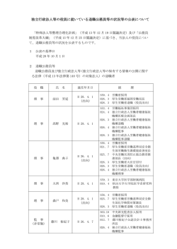退職公務員等の状況等 - 独立行政法人 労働者健康安全機構