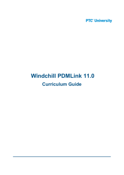 Windchill PDMLink 11.0