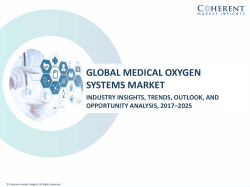 Medical Oxygen Systems Market to Surge Past US$ 4.0 Billion by 2025 : CMI