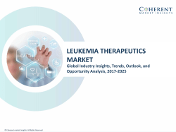 Leukemia Therapeutics Market - Industry Analysis, Size, Share, Growth, Trends and Forecast to 2025