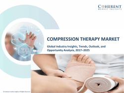Compression Therapy Market - Industry Analysis, Size, Share, Growth, Trends and Forecast to 2025